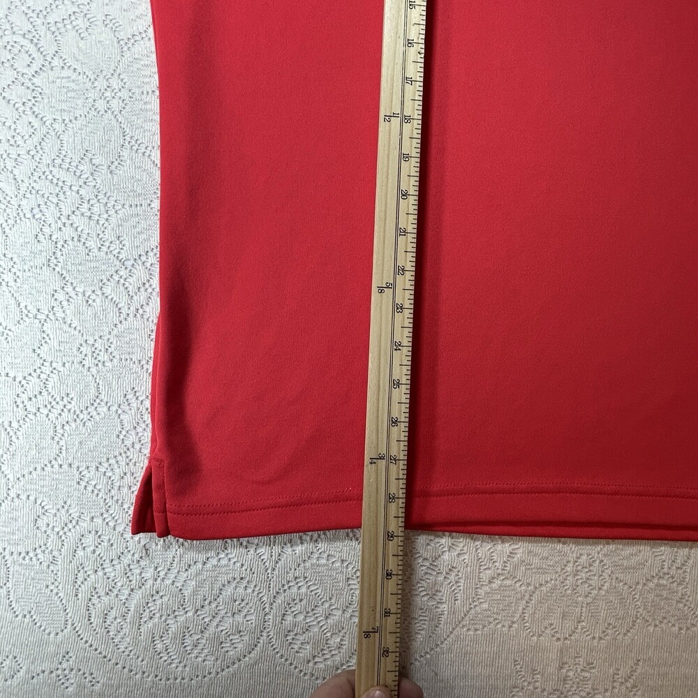Champion Polo Shirt Mens Size XL-TG Red Duo Dry Short Sleeve Collar Button Golf - Picture 3 of 11